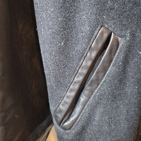 【Rare】70s vintage Shanter Sportswear/stadium leatherJackets/Embroidered logo - Picture 7 of 13